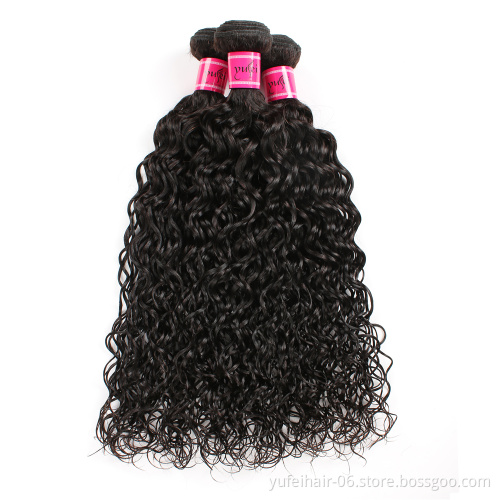 Water Wave Hair 3 Bundle Wet And Wavy Virgin Brazilian Hair Human Weaves